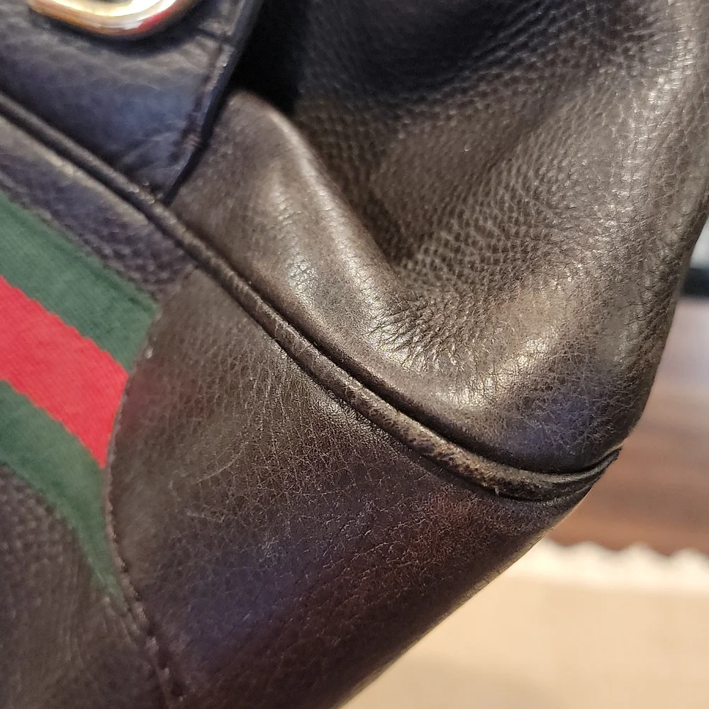 SOLD Beautiful and authentic Gucci weekender bag - Picture 10 of 14